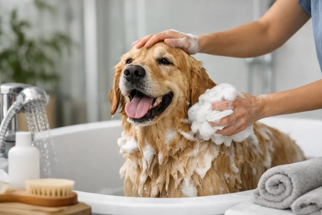 Cada cuánto bañar a un perro sin pasarte