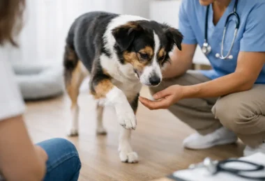 Mi perro cojea pero no se queja: qué revisar