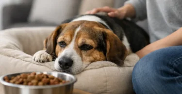 Mi perro no quiere comer y está decaído