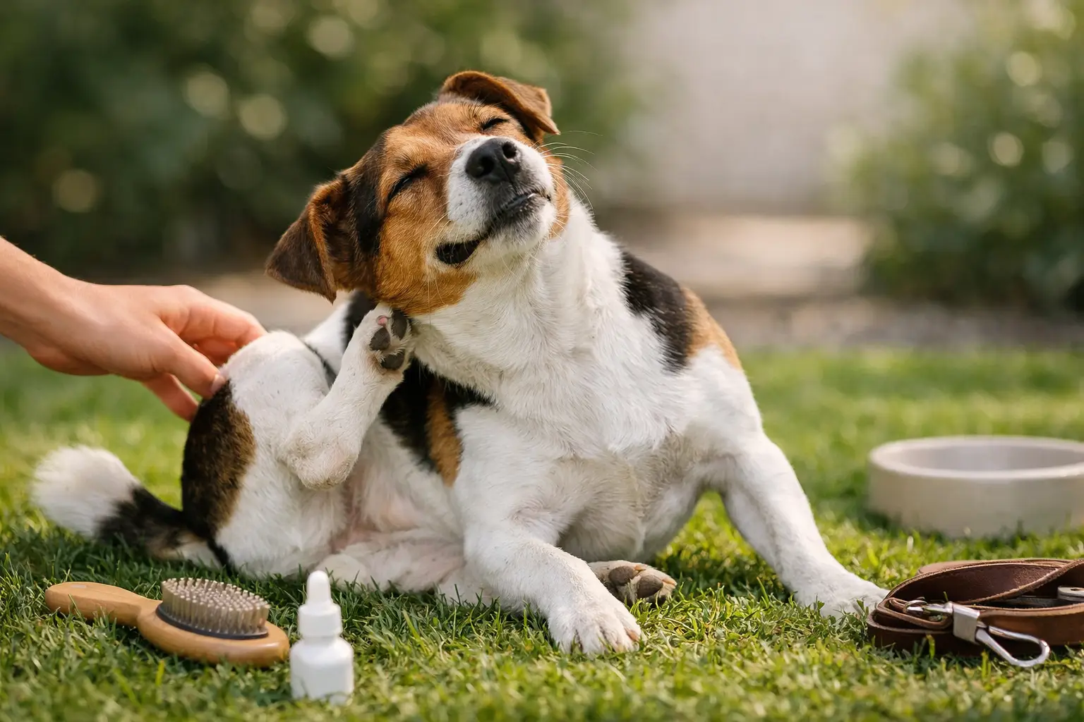 Mi perro se rasca mucho: causas y qué hacer