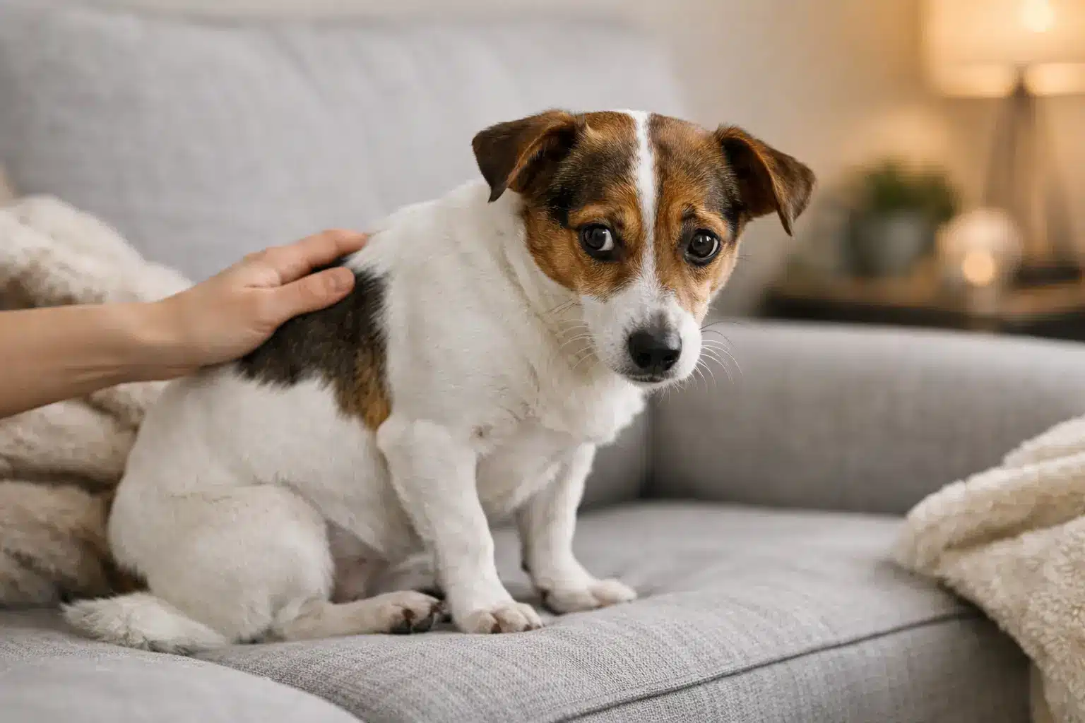 Mi perro tiembla sin motivo aparente: qué significa