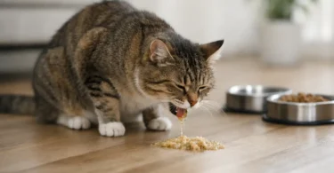 Por qué mi gato vomita con frecuencia