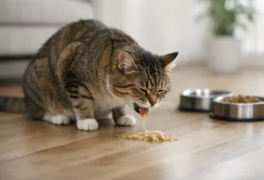 Por qué mi gato vomita con frecuencia