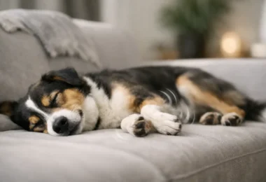 Por qué tiembla mi perro dormido