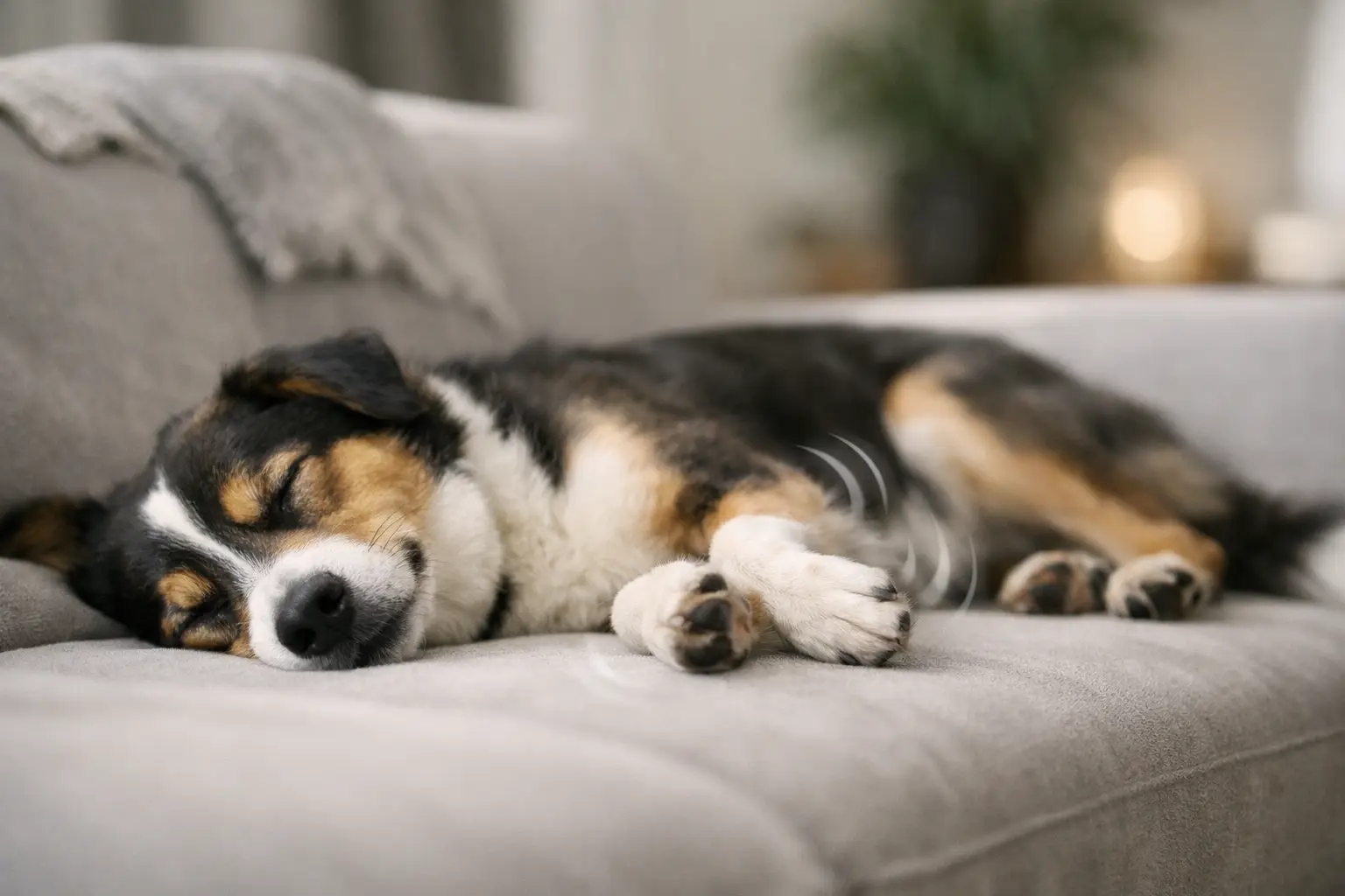 Por qué tiembla mi perro dormido