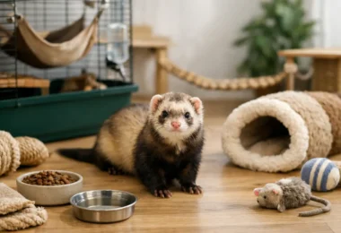 Qué necesita un hurón en casa de verdad