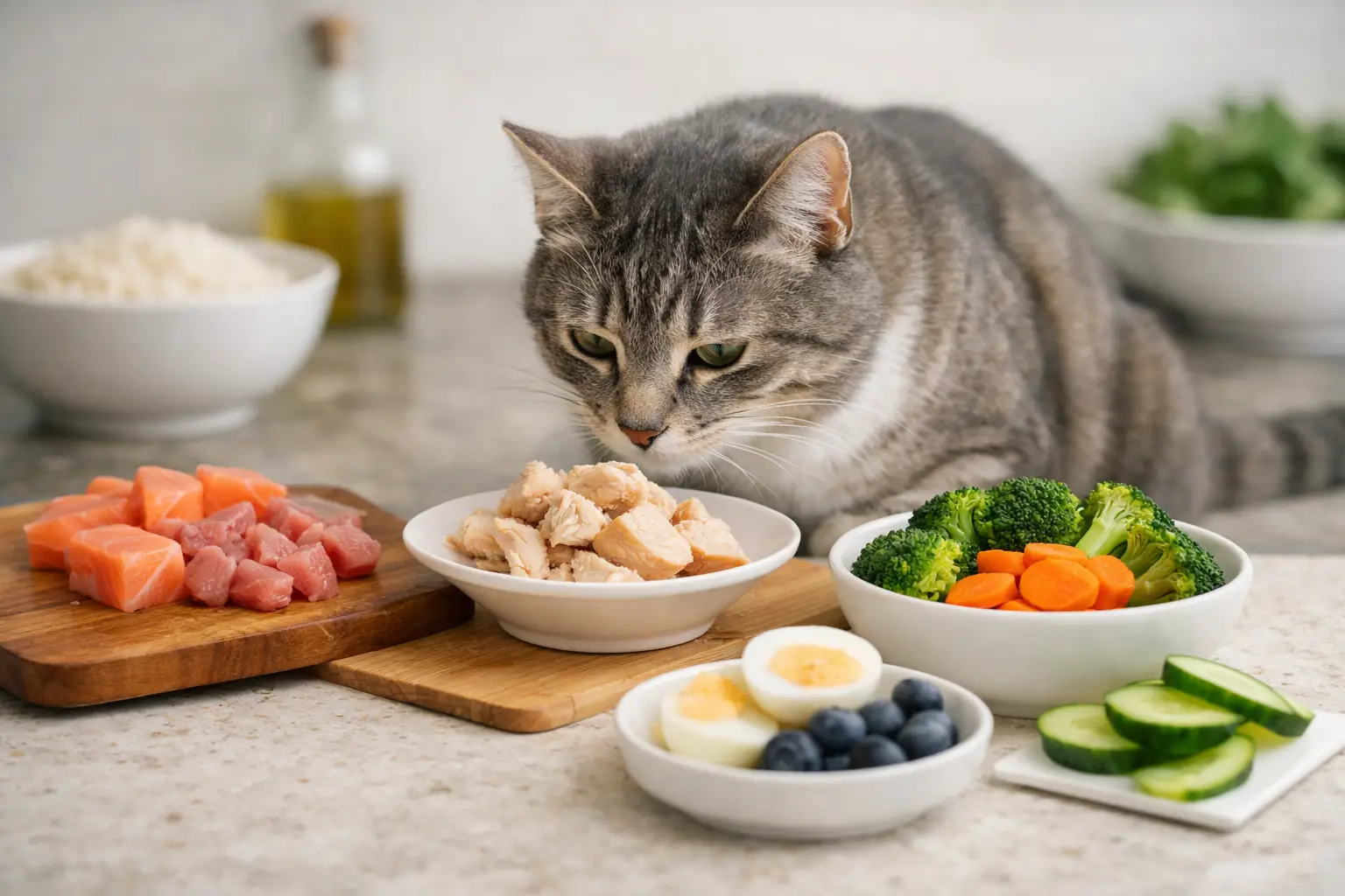 Qué puede comer un gato sin riesgo