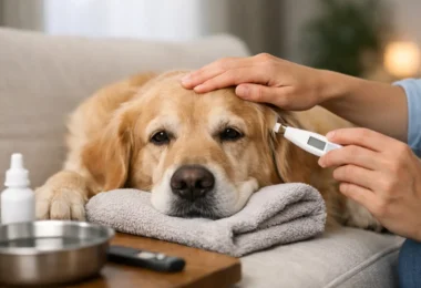 Síntomas de fiebre en perros: cómo detectarla