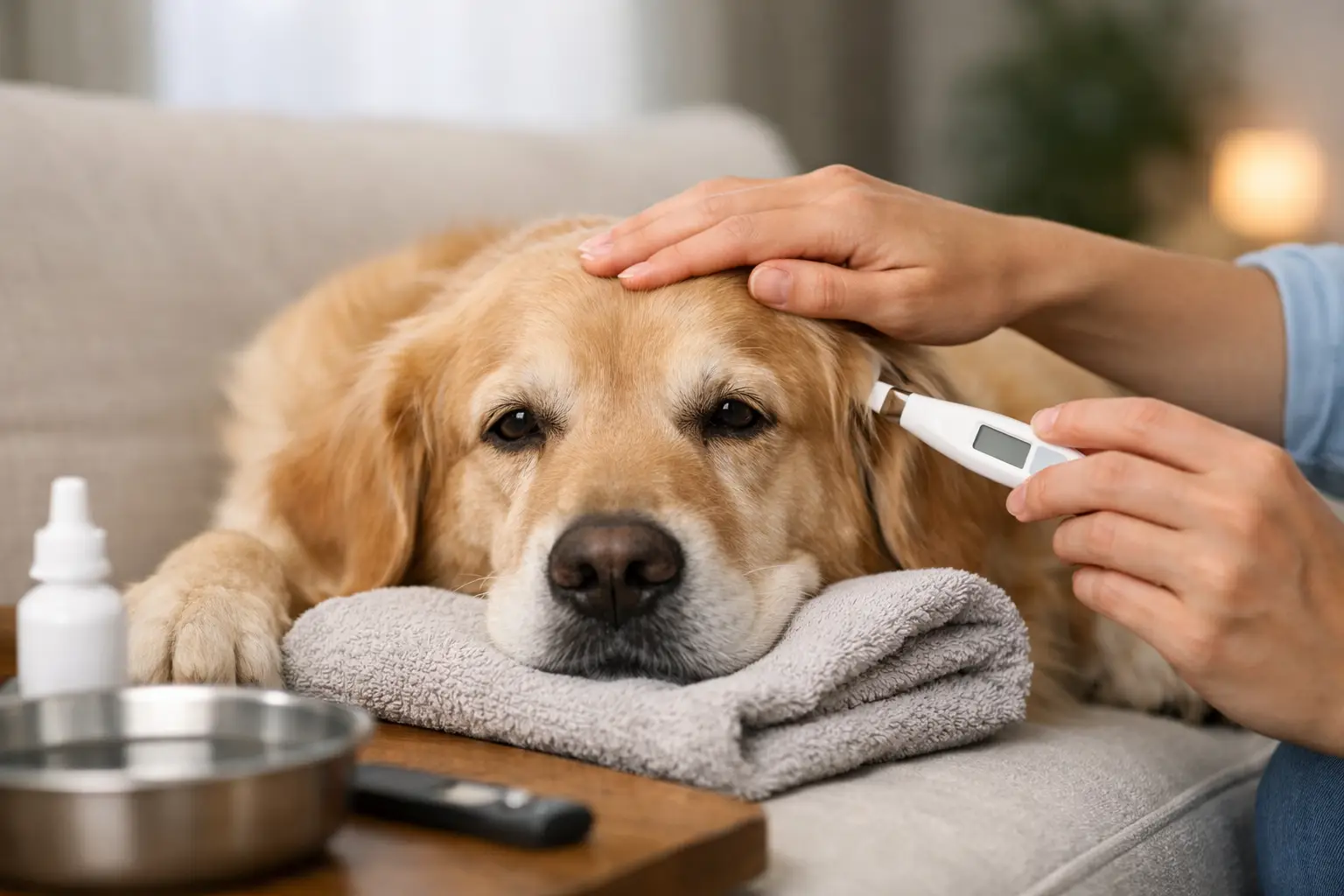 Síntomas de fiebre en perros: cómo detectarla