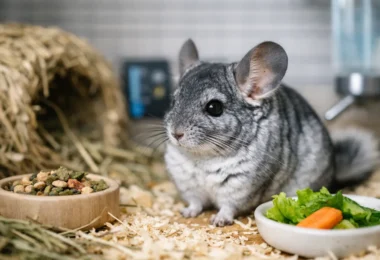 Chinchilla: cuidados, temperatura y alimentación