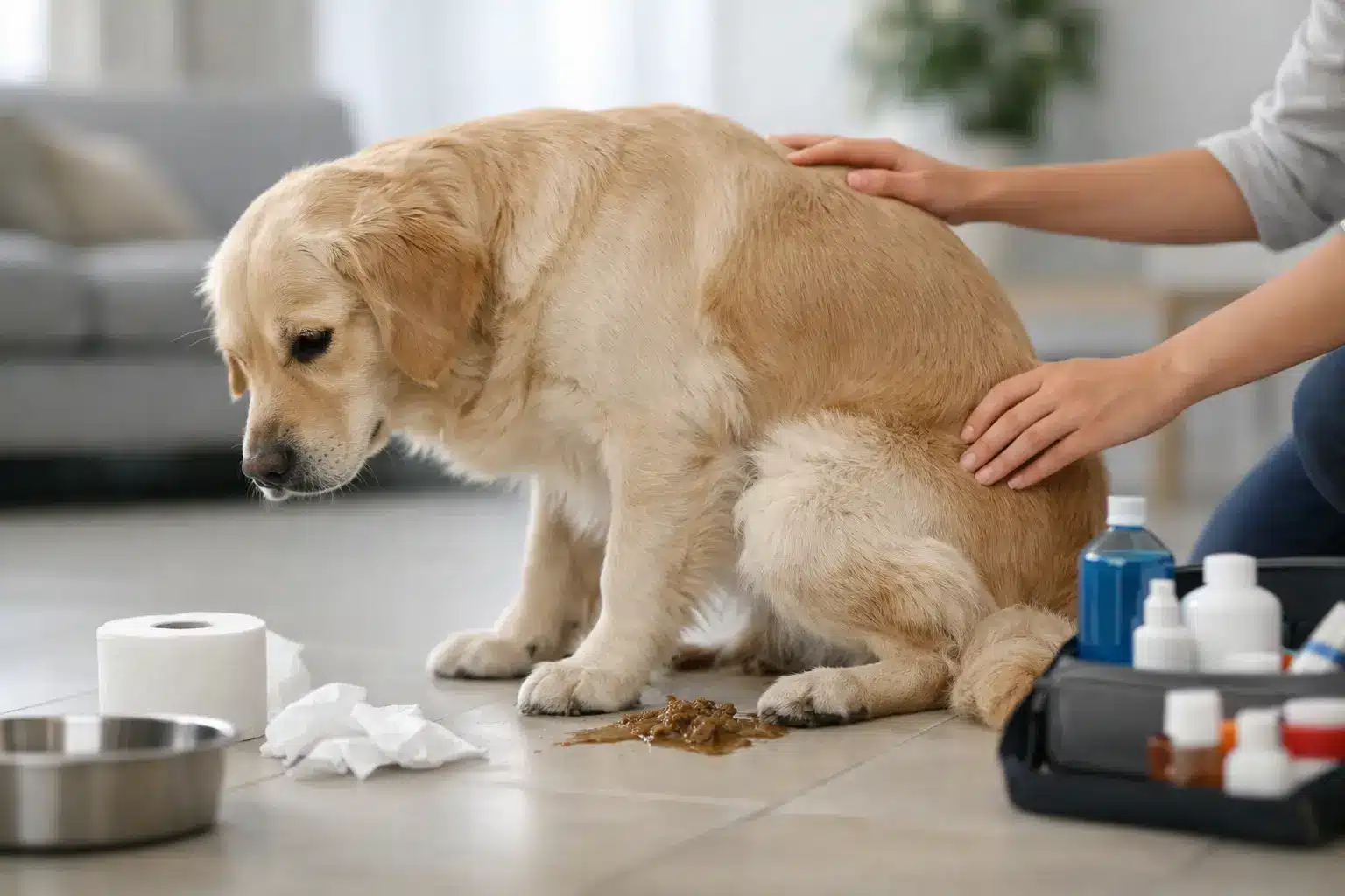 Diarrea en perros: causas más comunes y qué hacer