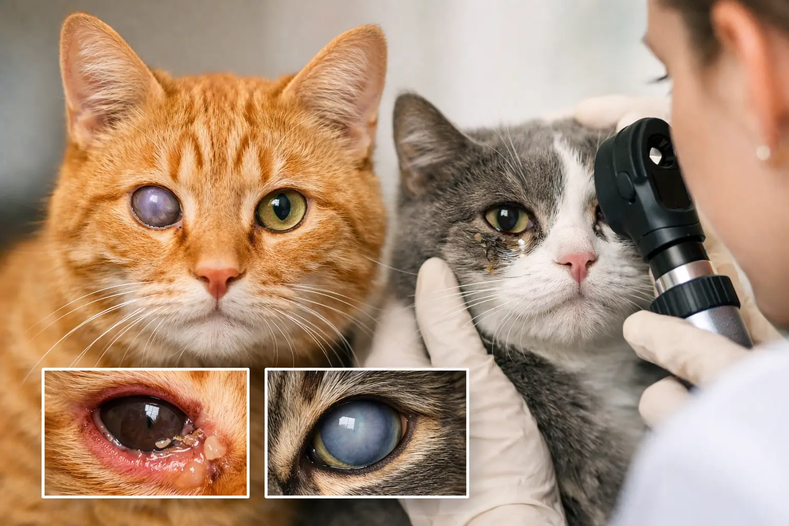 Enfermedades oculares en los gatos