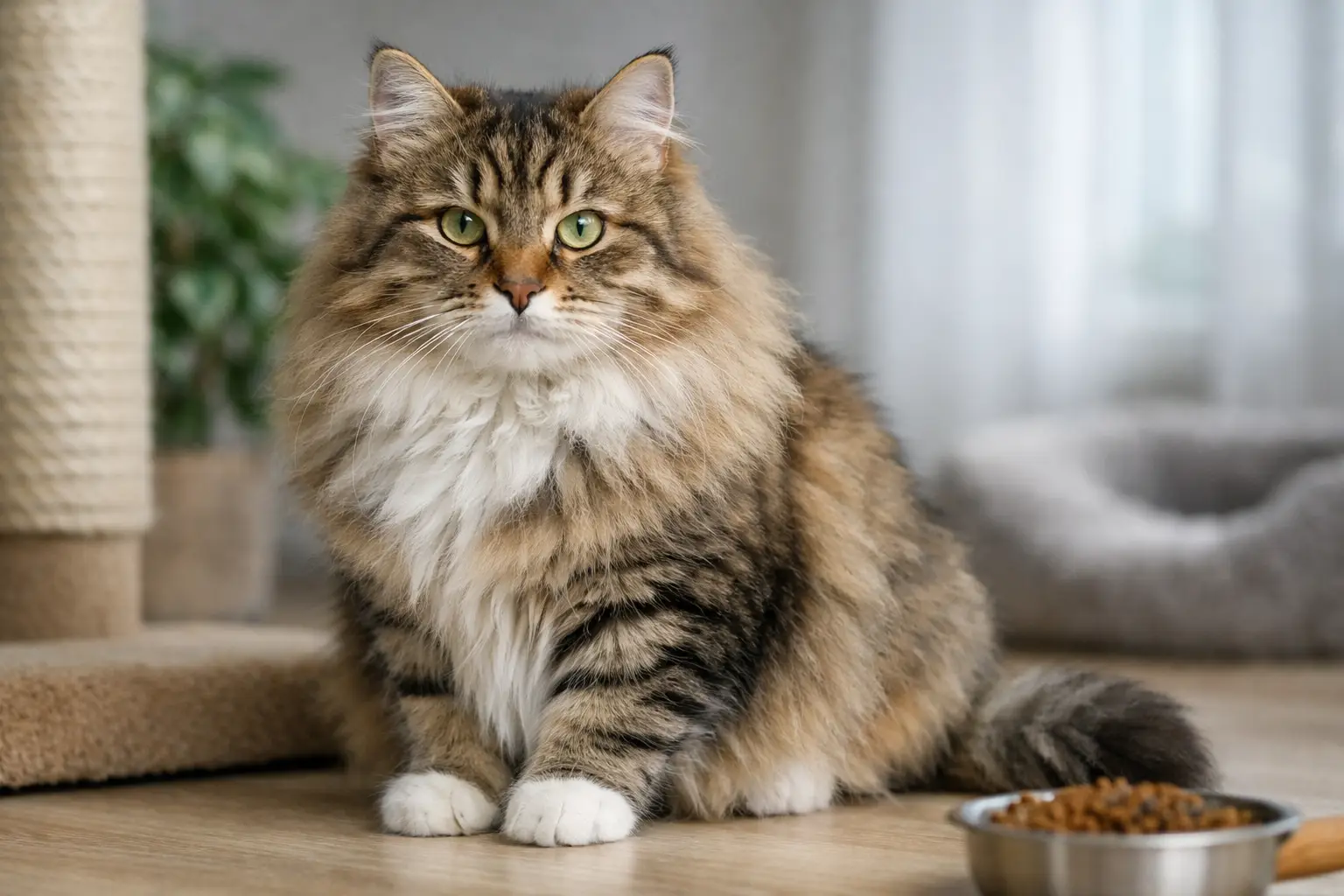 Gato siberiano: carácter, pelo y necesidades