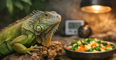 Iguana: cuidados, temperatura y alimentación