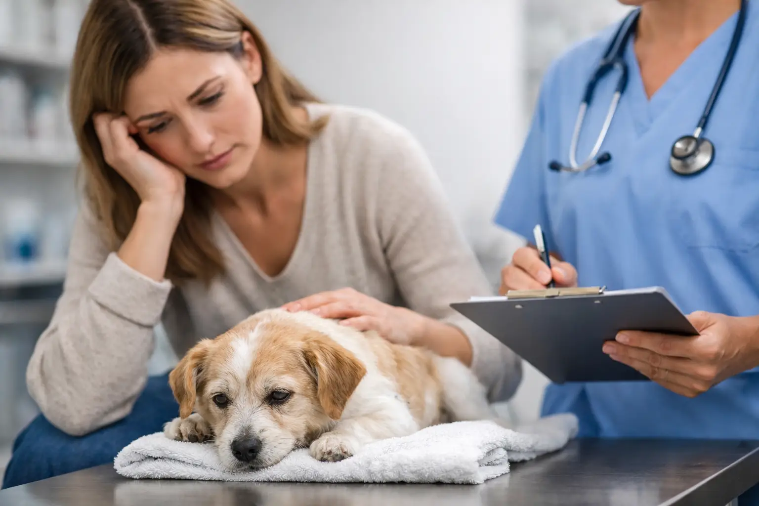 Mi perro tiene diarrea: ¿cuándo ir al veterinario?
