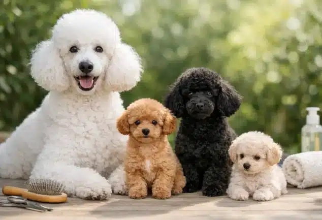 Caniche: tipos, cuidados y diferencias