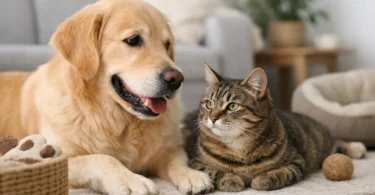 Convivencia entre perro y gato en casa