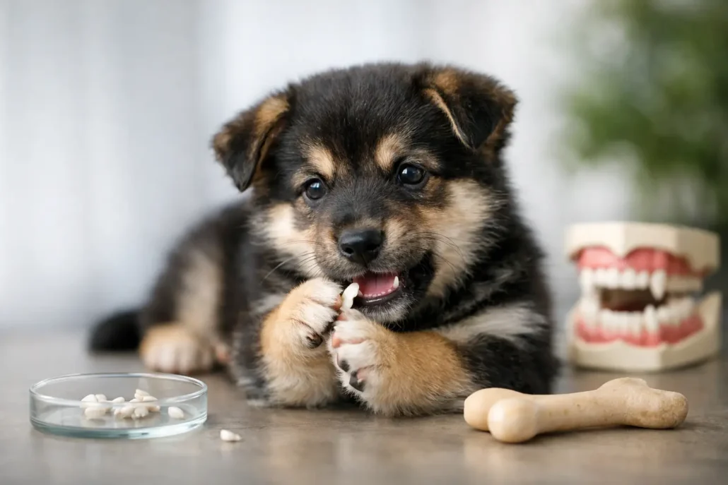 Cuándo cambia dientes un perro y qué esperar