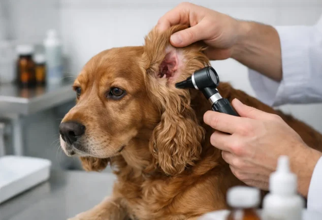 Otitis en perros: síntomas y tratamiento