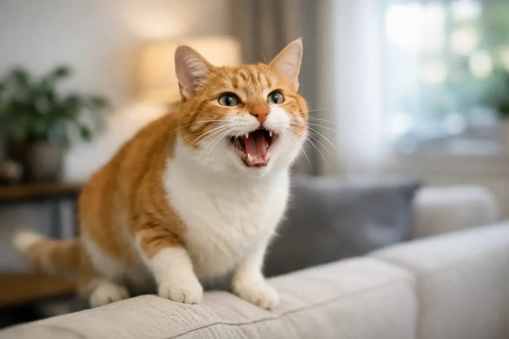Por qué mi gato maúlla mucho