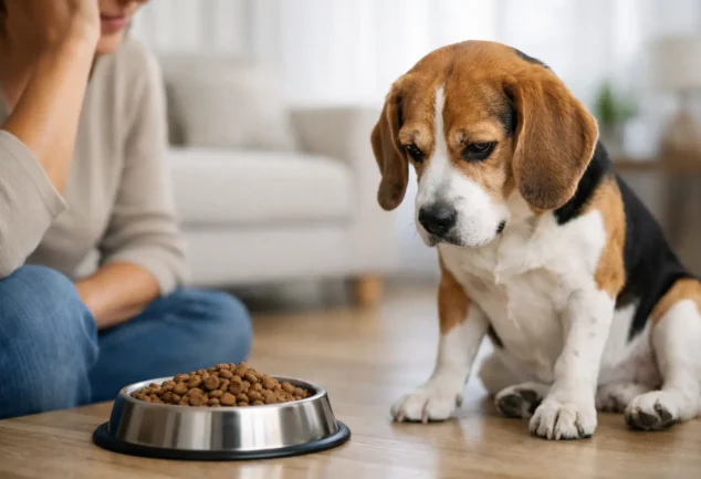 Por qué mi perro no come: causas y qué hacer