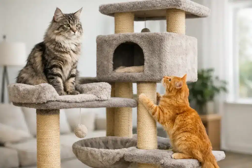 Review de rascadores grandes para gatos