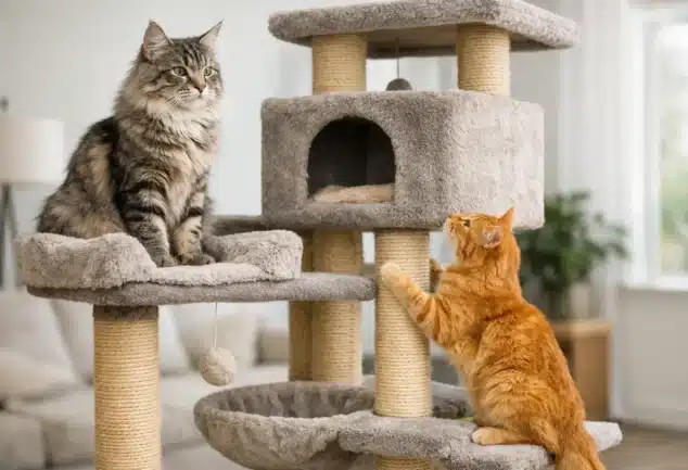 Review de rascadores grandes para gatos