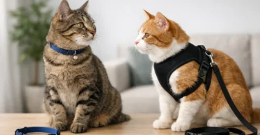Collar o arnés para gatos: qué elegir