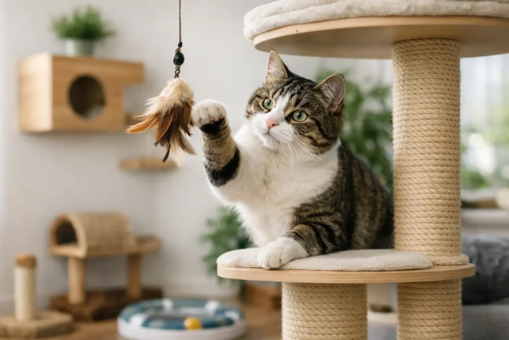 Cómo hacer enriquecimiento ambiental felino