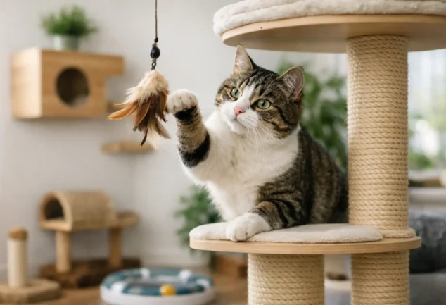 Cómo hacer enriquecimiento ambiental felino