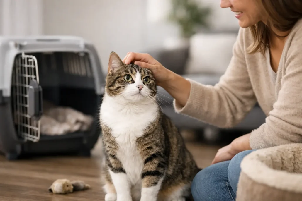 Ejemplo de adaptación de gato adoptado
