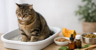 Estreñimiento en gatos: remedios que sí ayudan