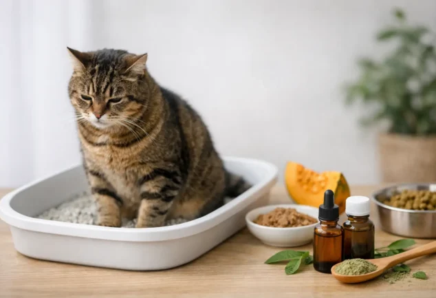 Estreñimiento en gatos: remedios que sí ayudan