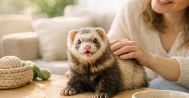 hurón como mascota