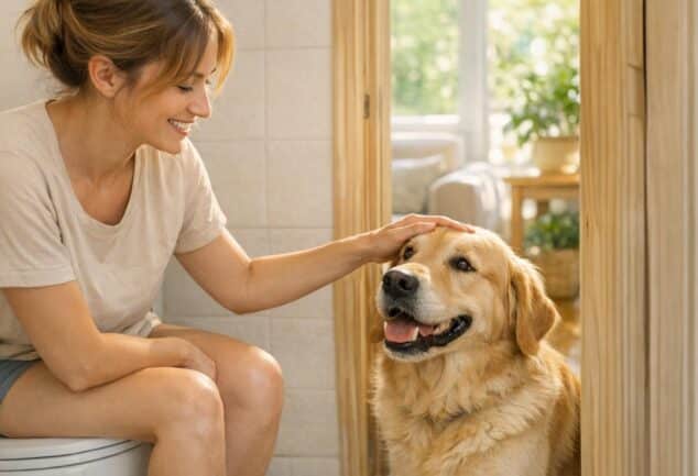 por que mi perro me sigue