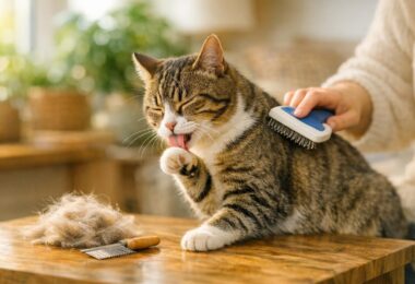 cepillar gato pelo