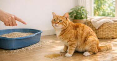 gato orina fuera del arenero