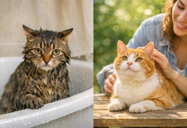gatos y el agua