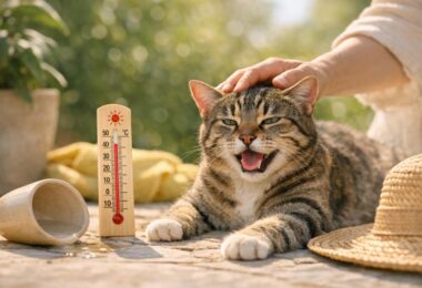 golpe de calor gato