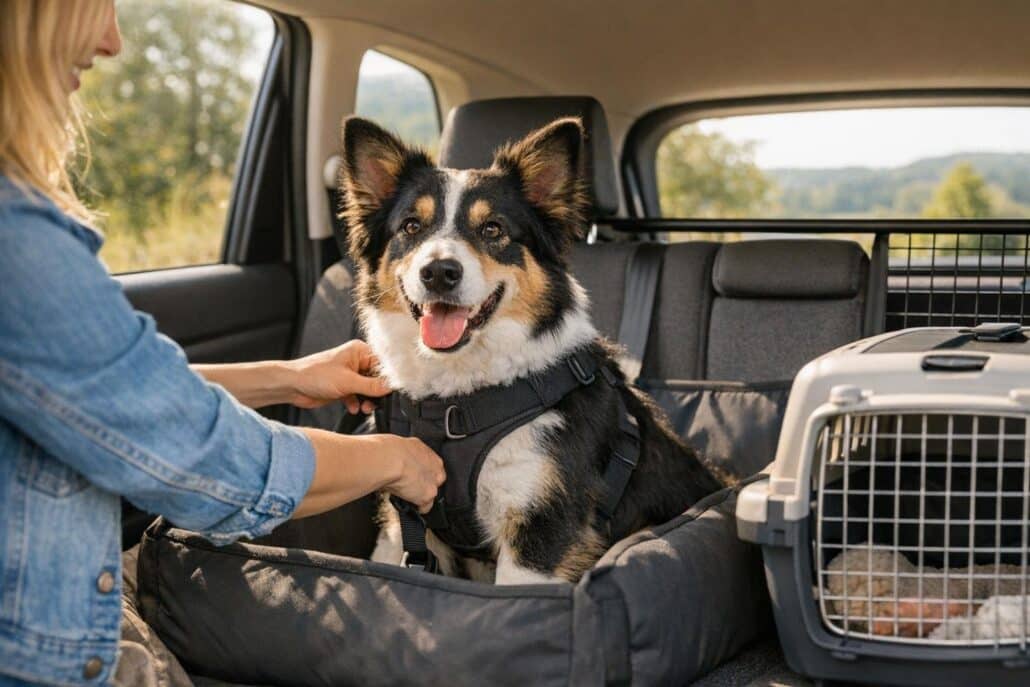 llevar perro en coche