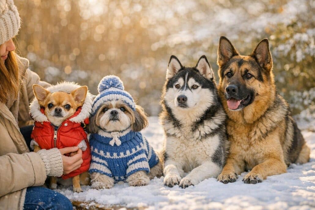 perro necesita abrigo