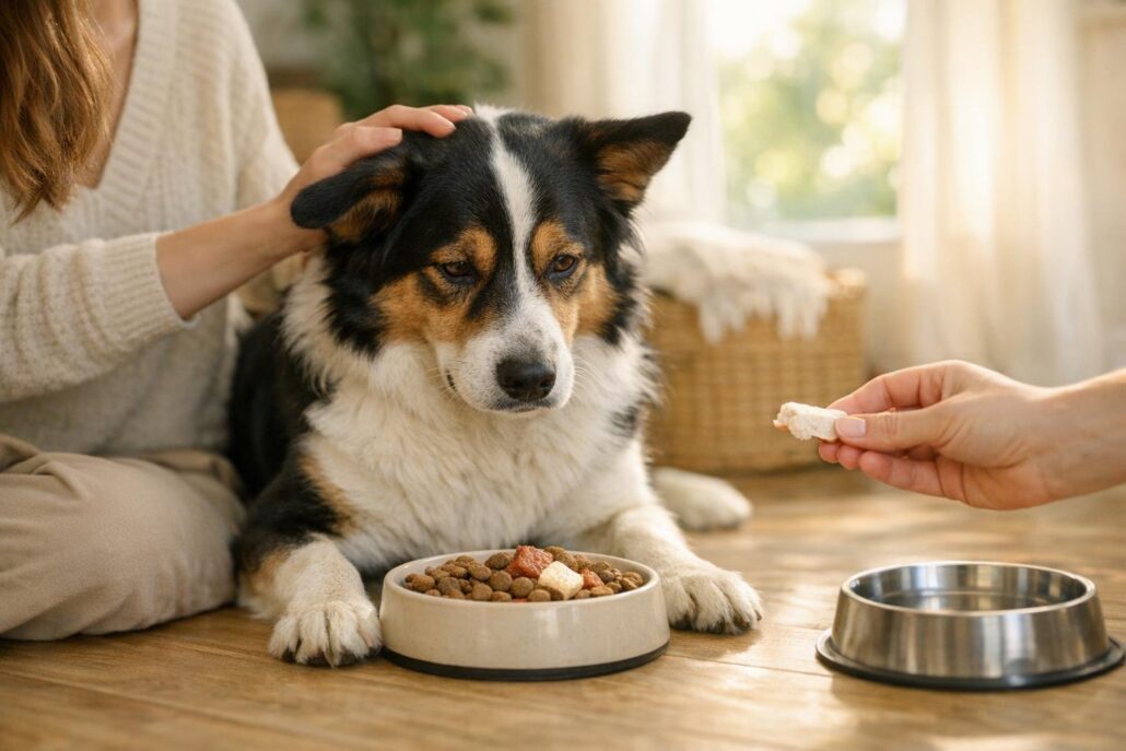 perro no quiere comer