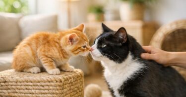 presentar dos gatos