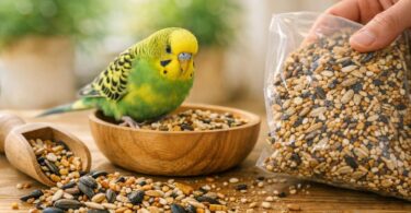alimentacion aves jaula