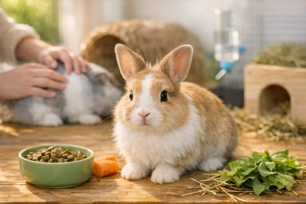 cuidados conejo mascota