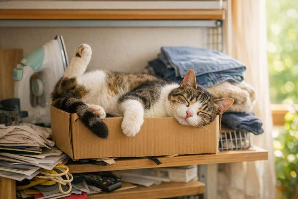 donde duerme el gato