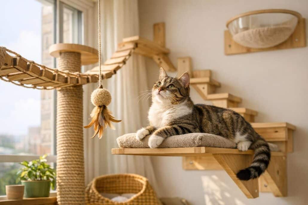 enriquecimiento ambiental gato