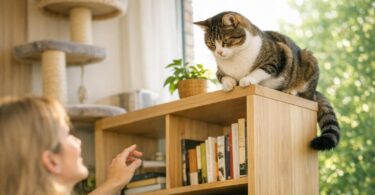 gato busca sitios altos