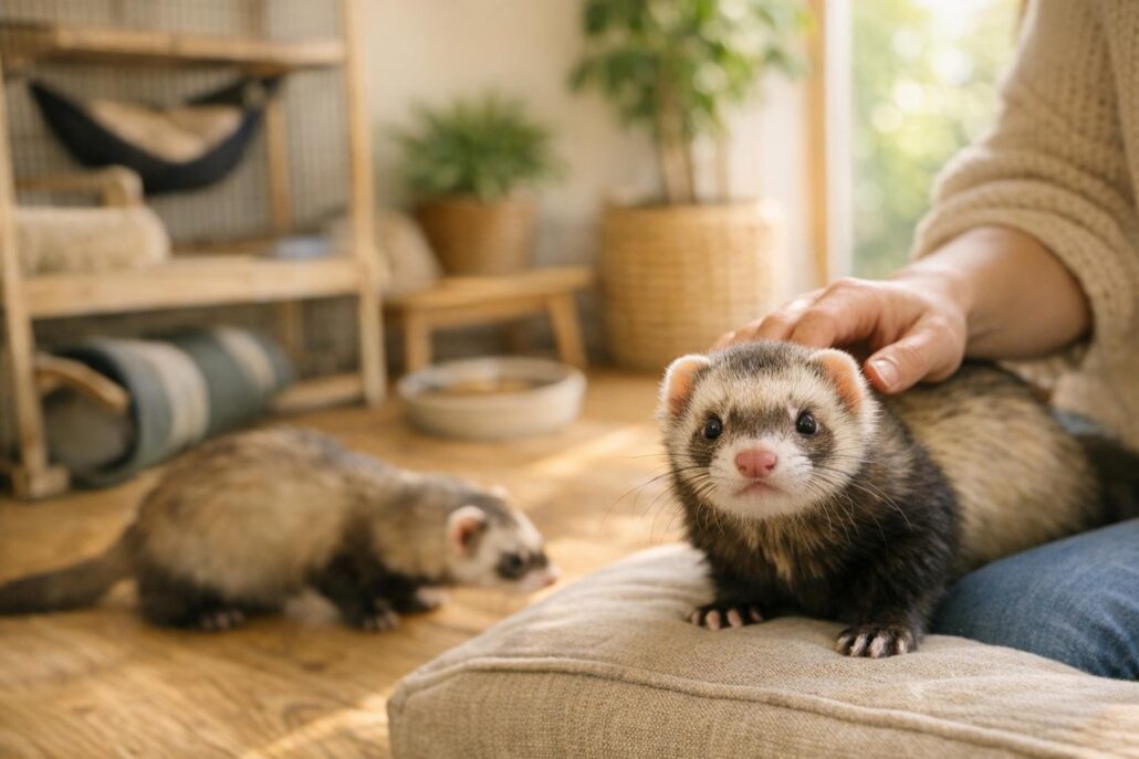 hurones como mascota