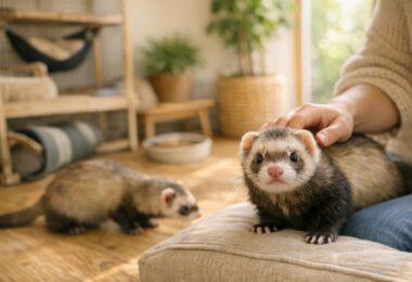 hurones como mascota